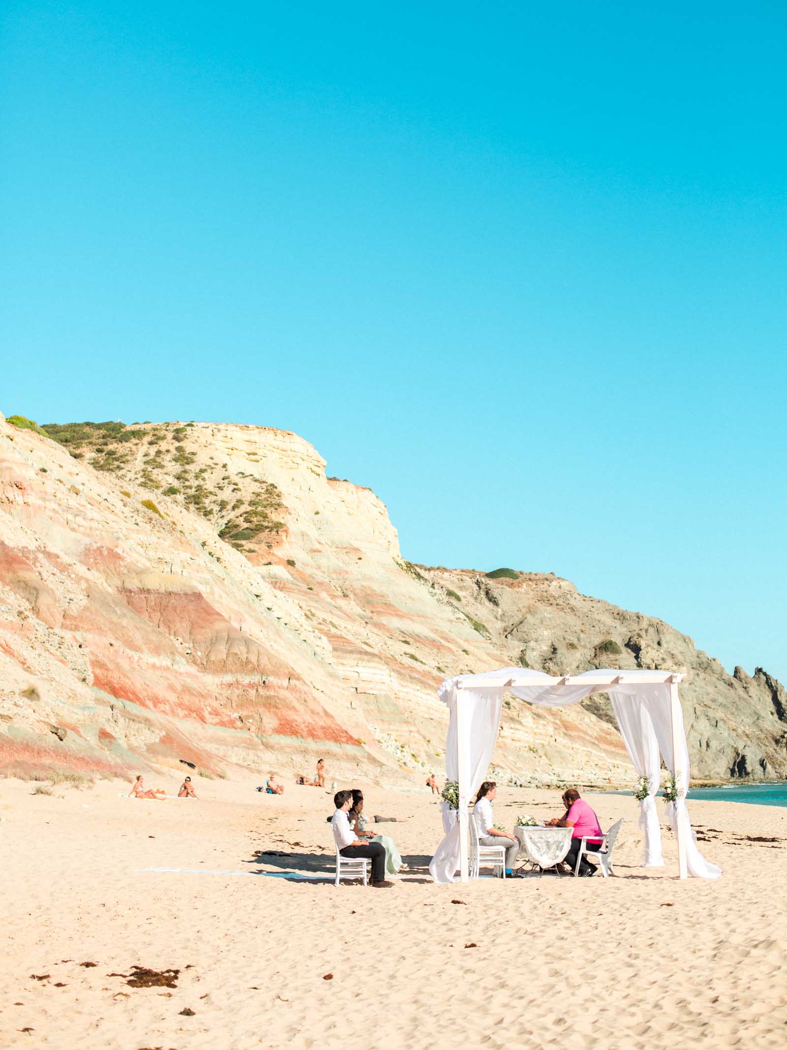 Algarve Elopement | Praia da Luz, Portugal | Married Morenos