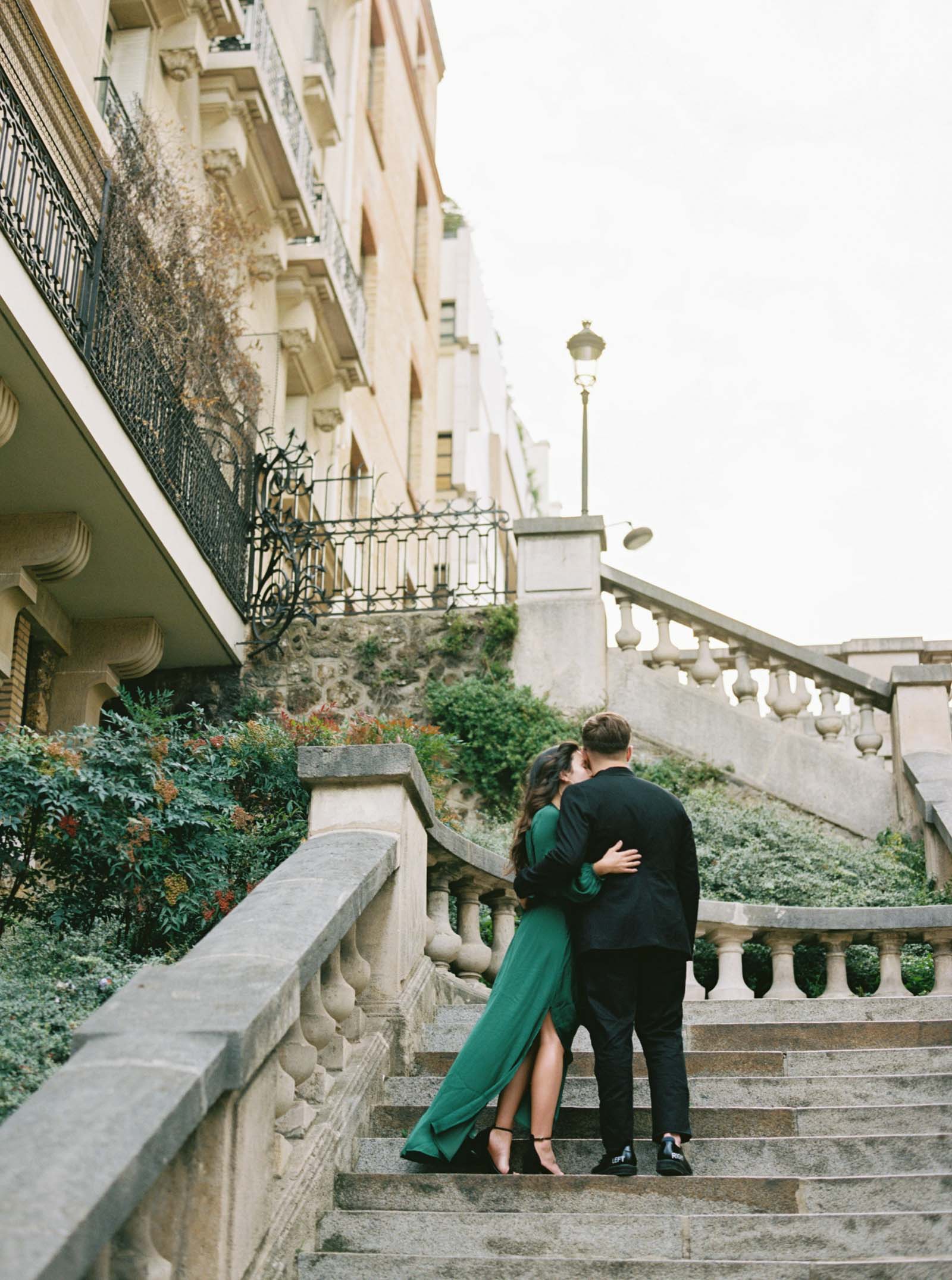 Emerald Green Dress - Engagement Photos - KR Moreno Photo